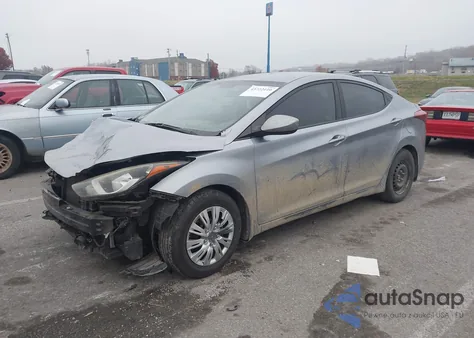 2016 Hyundai Elantra Se из США, поврежденный, VIN 5NPDH4AE0GH756517